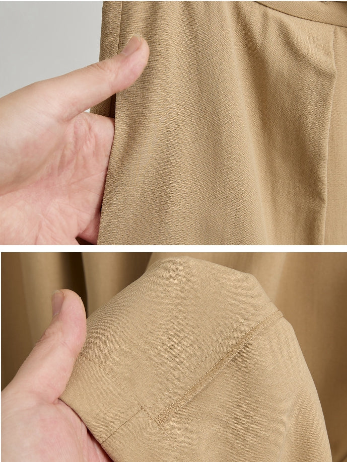 2025 Silk Wide-Leg Pants – High Waist, Flowy Fit