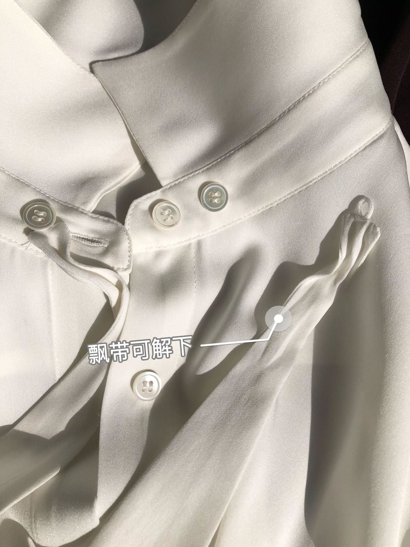 French Chic Silk Blouse | Soft Georgette & Elegant Bow Tie