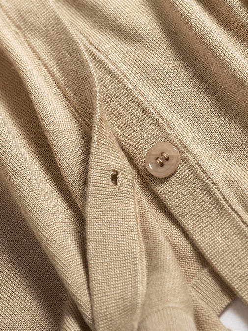2025 Mulberry Silk V-Neck Cardigan – Lightweight, Versatile for Women
