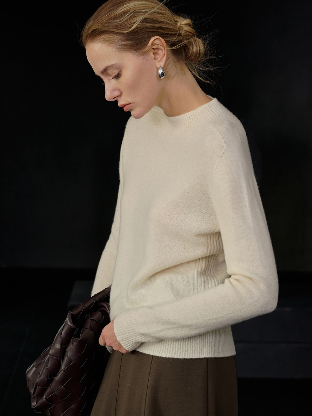 100% Merino Wool Women’s Turtleneck Sweater