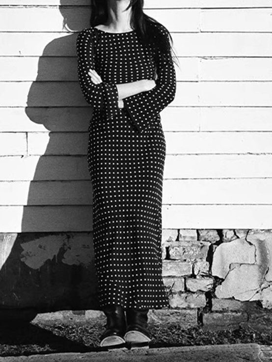 Luxury Washed Silk Dress | Flared Sleeves & Flowing Bias Cut
