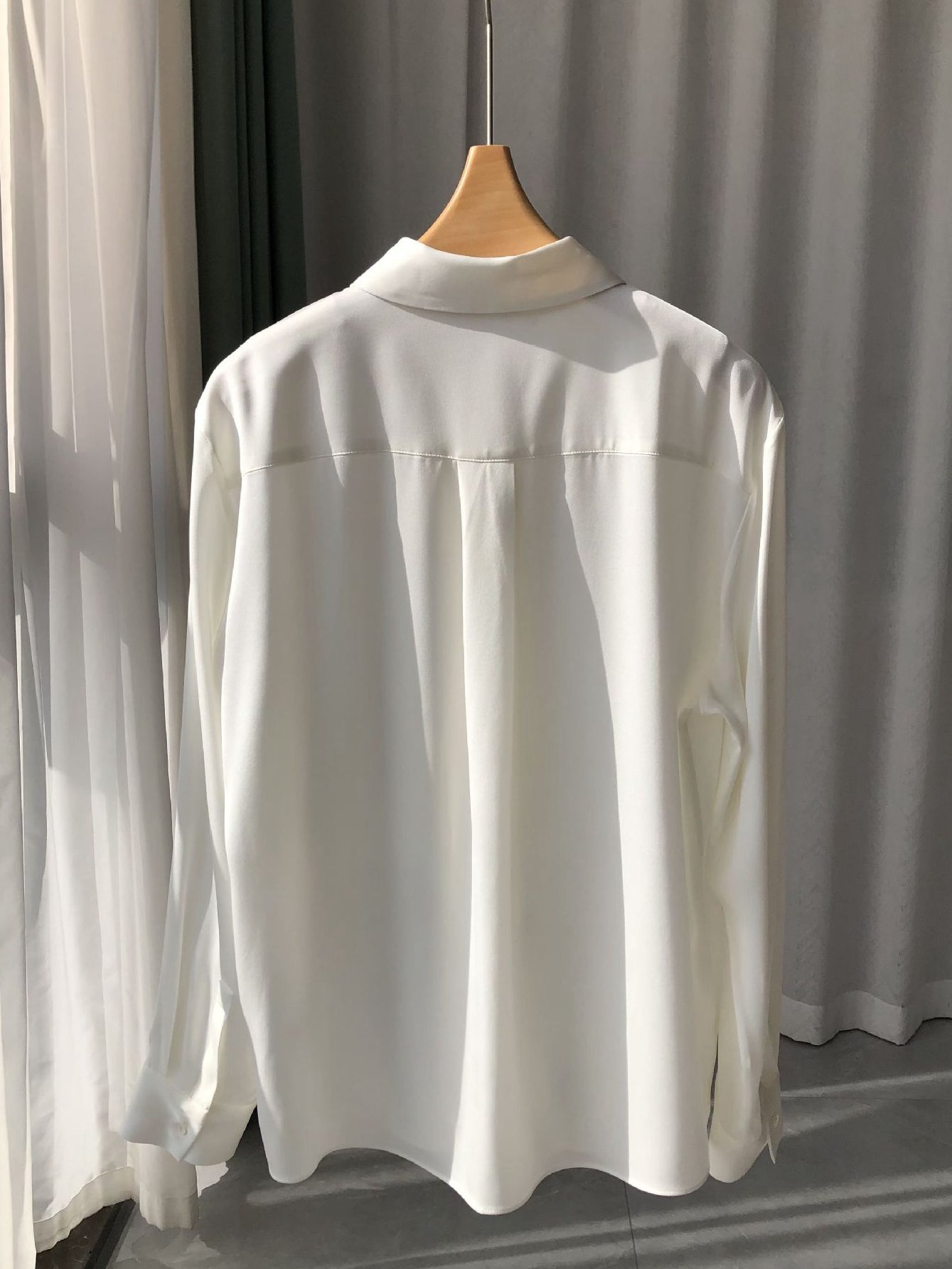 French Chic Silk Blouse | Soft Georgette & Elegant Bow Tie