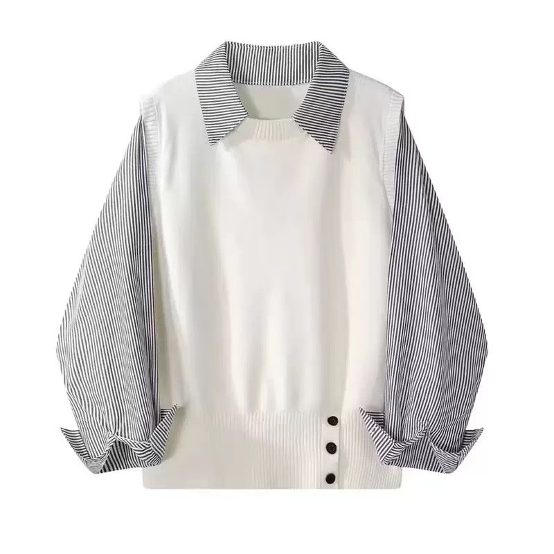 Layered-Look Sweater FF12679