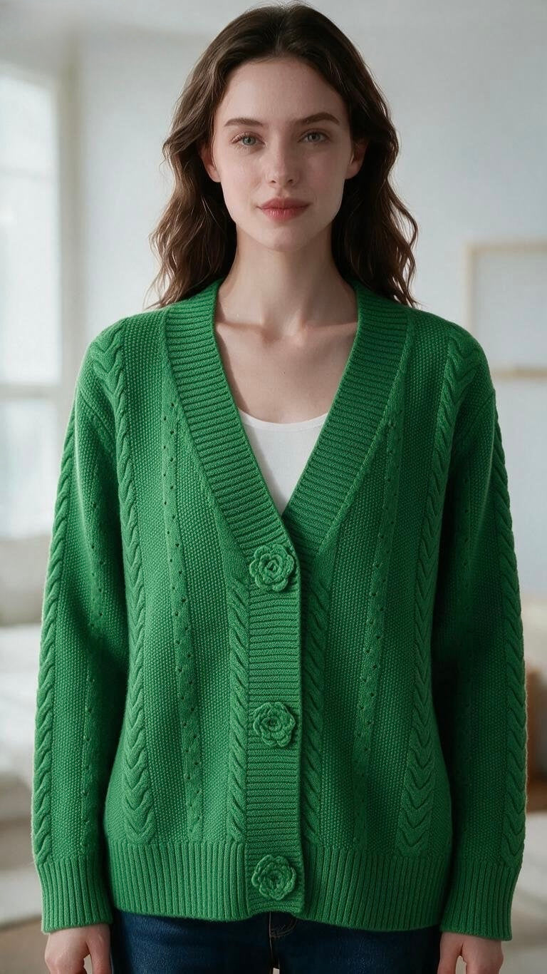 Knitted Cardigan 3916