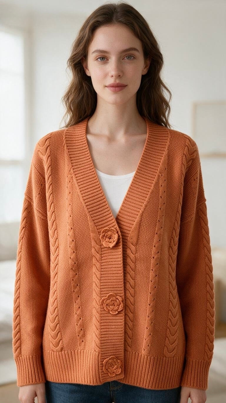 Knitted Cardigan 3916