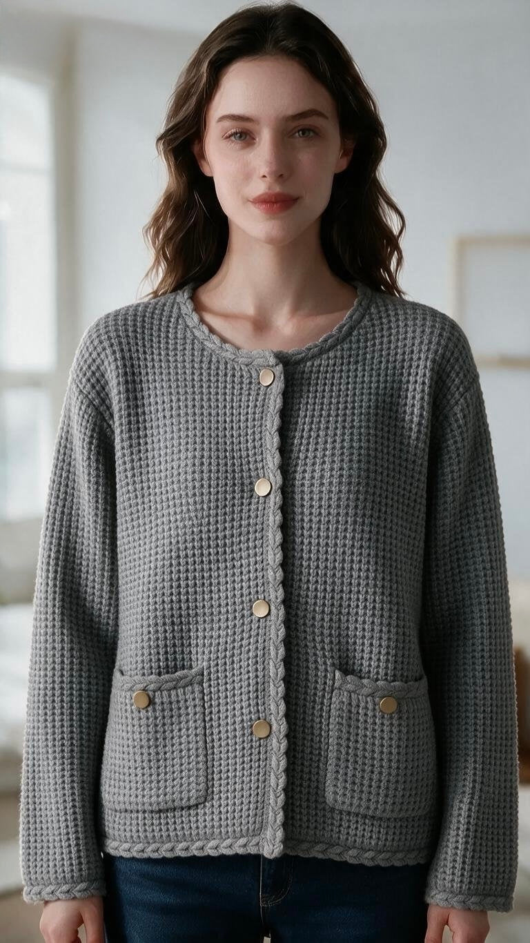 Chic Knit Cardigan 6611#