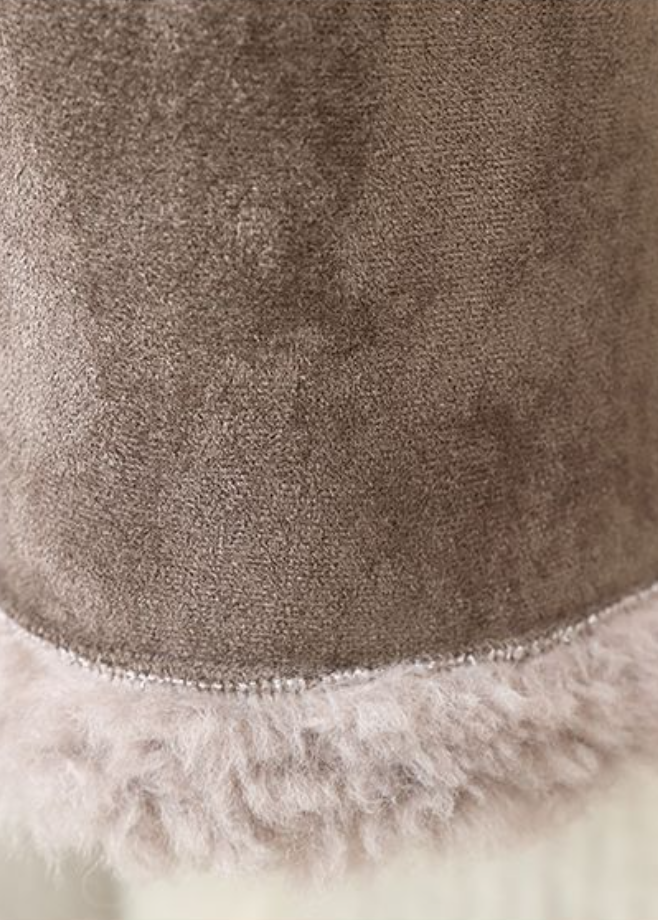 Reversible Genuine Shearling Coat – 100% Wool Stand Collar Jacket