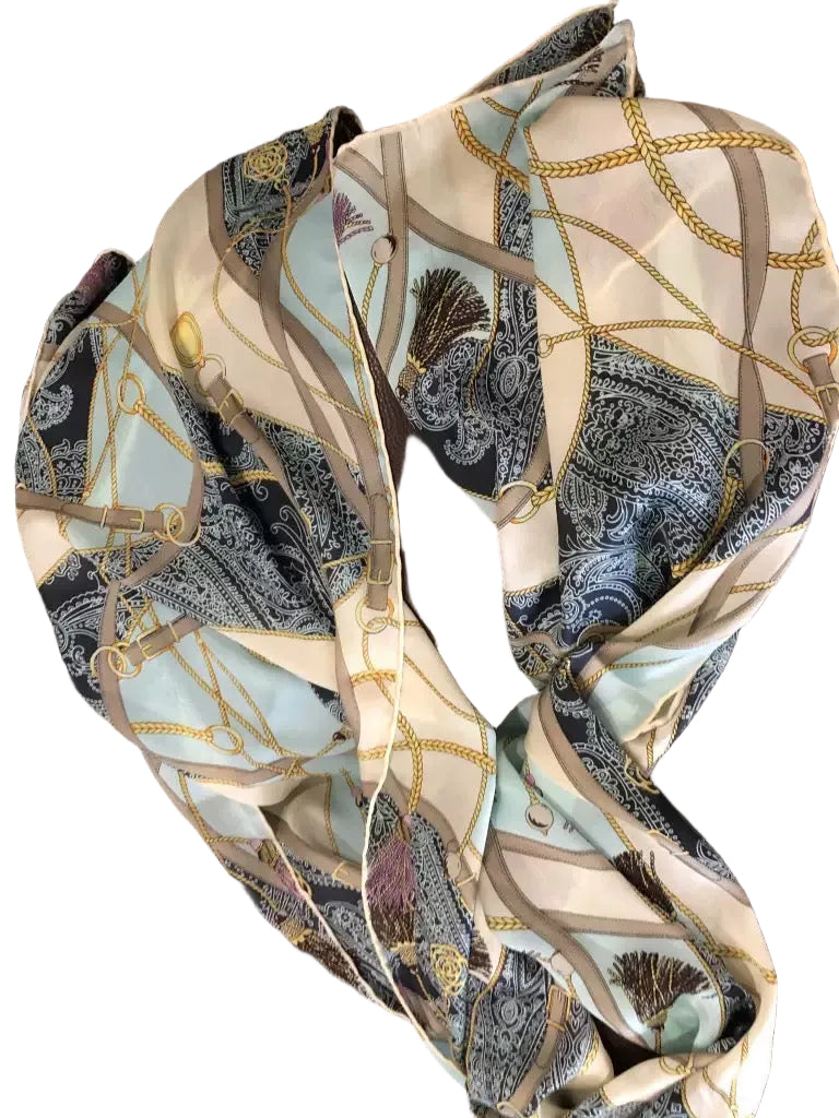 Long Silk Scarf & Shawl 55-175