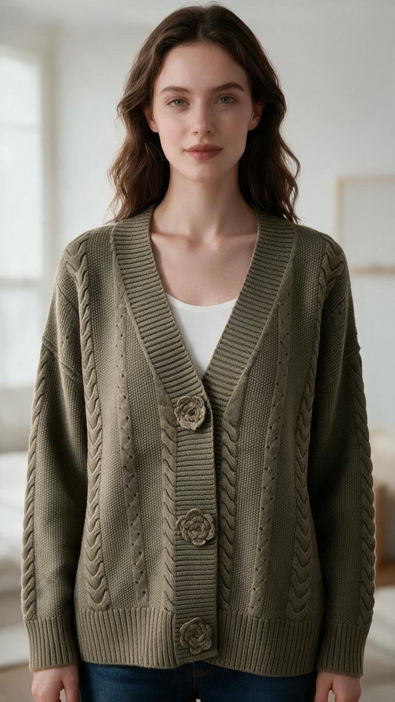 Knitted Cardigan 3916