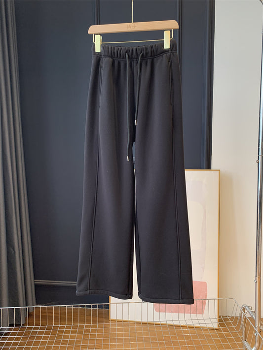 Fleece-Lined Sweatpants for Women – Warm Winter Thermal Jogger Pants