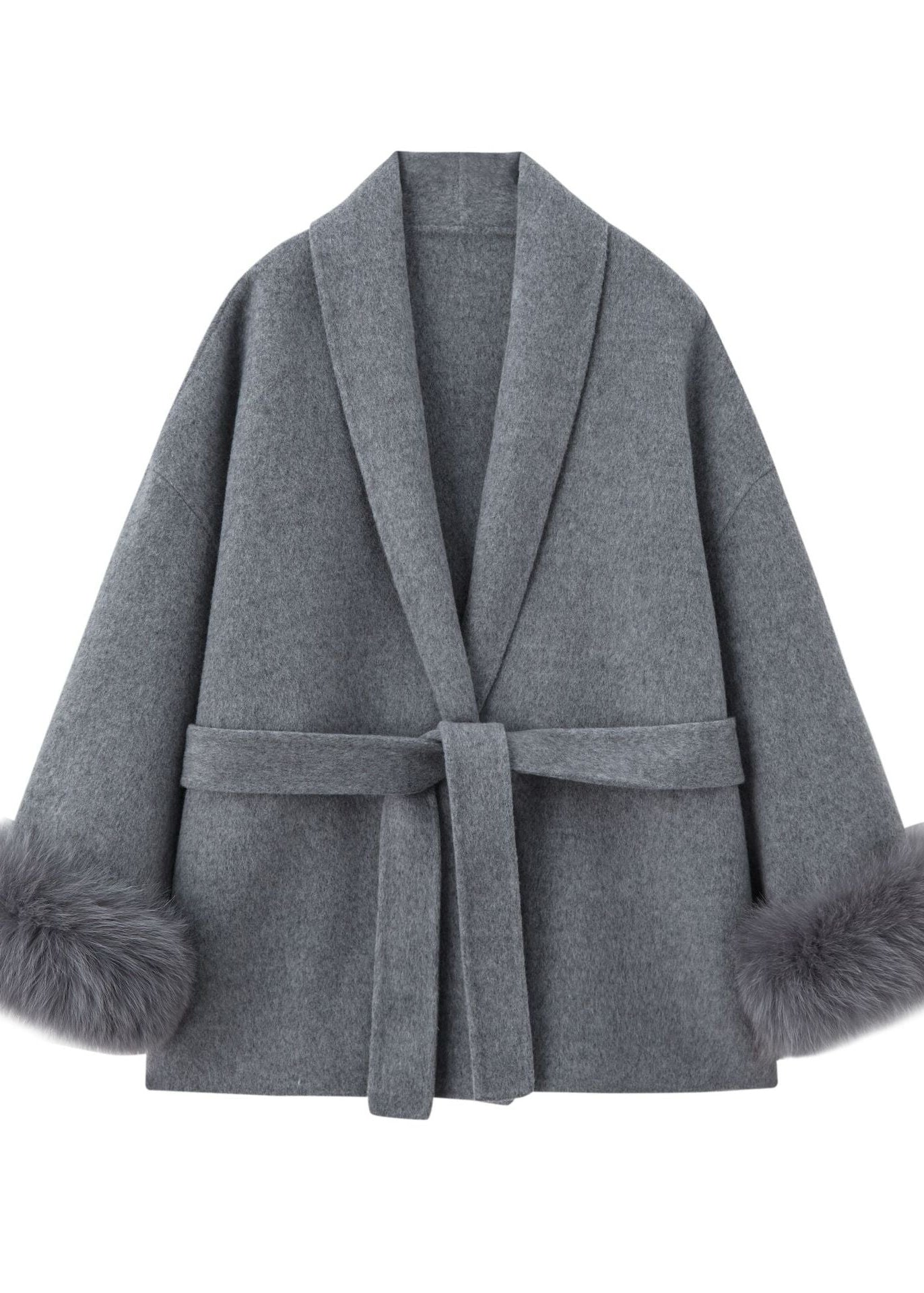 Women’s Double-Sided Wool Jacket with Silk Lining