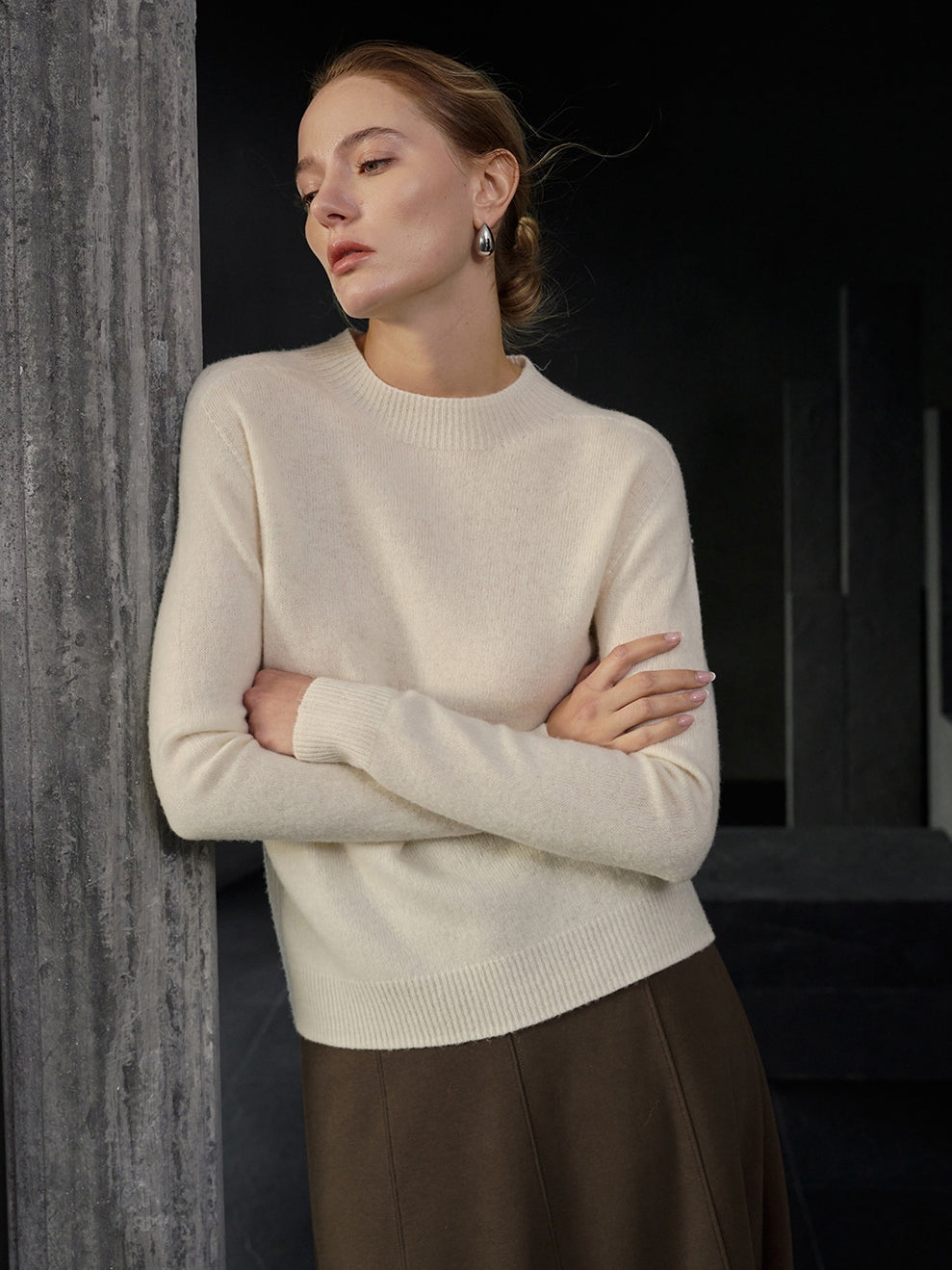 100% Merino Wool Women’s Turtleneck Sweater