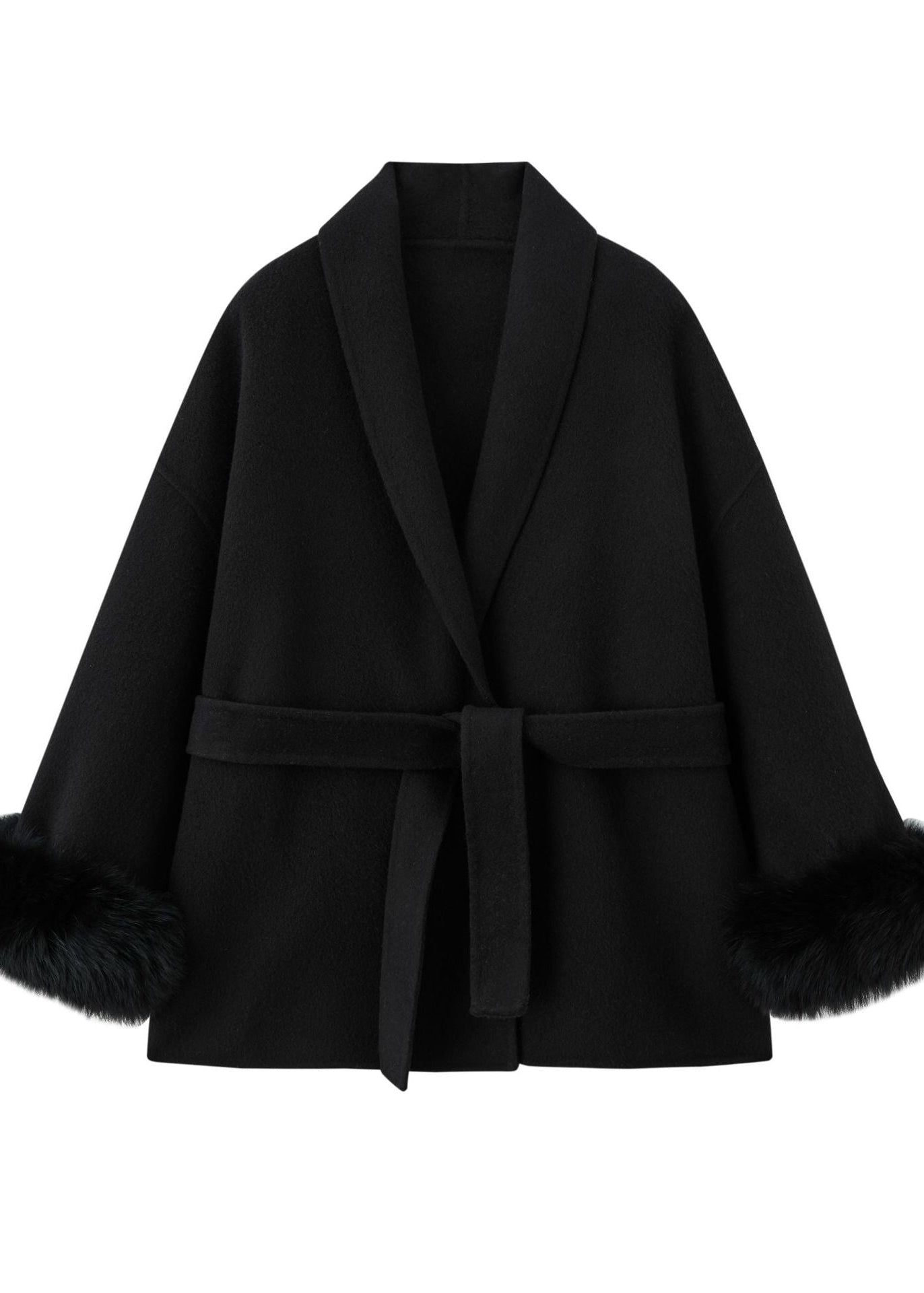 Women’s Double-Sided Wool Jacket with Silk Lining