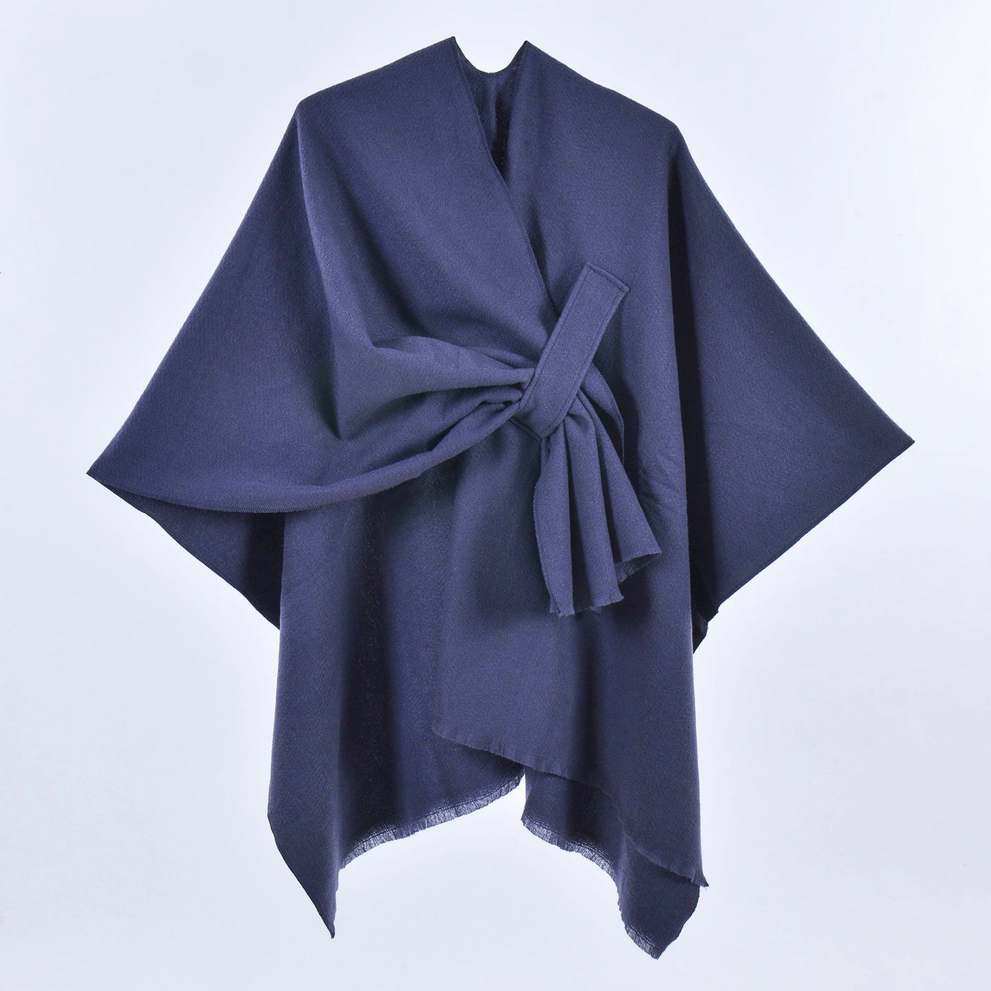 Faux Fur Trim Winter Cape Wrap  20230102