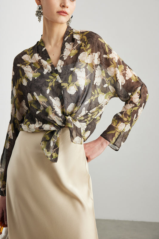 ML-457 Silk Long Sleeve Shirt
