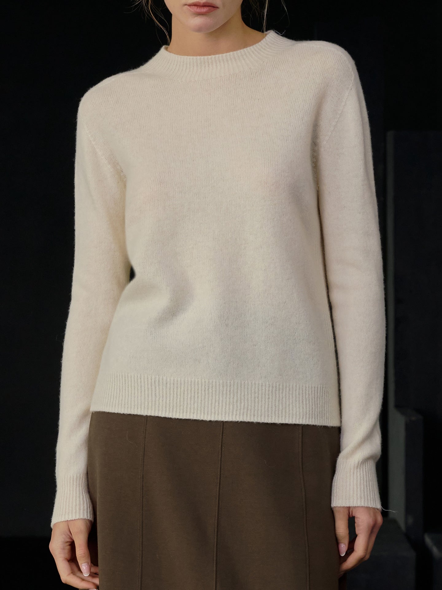 100% Merino Wool Women’s Turtleneck Sweater