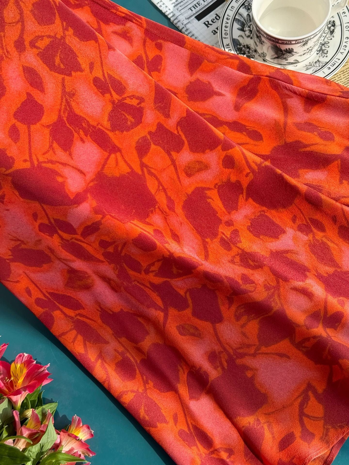 100% Silk Bias-Cut Sleeveless Maxi Dress