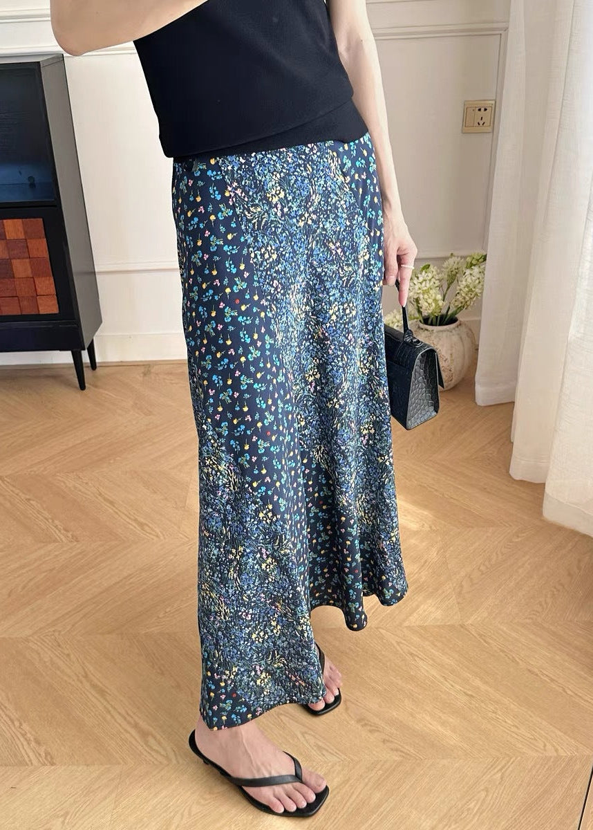 Silk Bias-Cut Midi Skirt