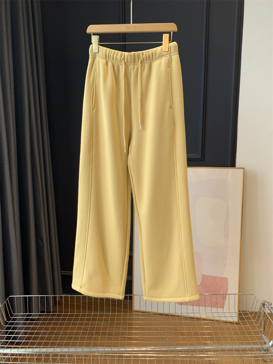 Fleece-Lined Sweatpants for Women – Warm Winter Thermal Jogger Pants