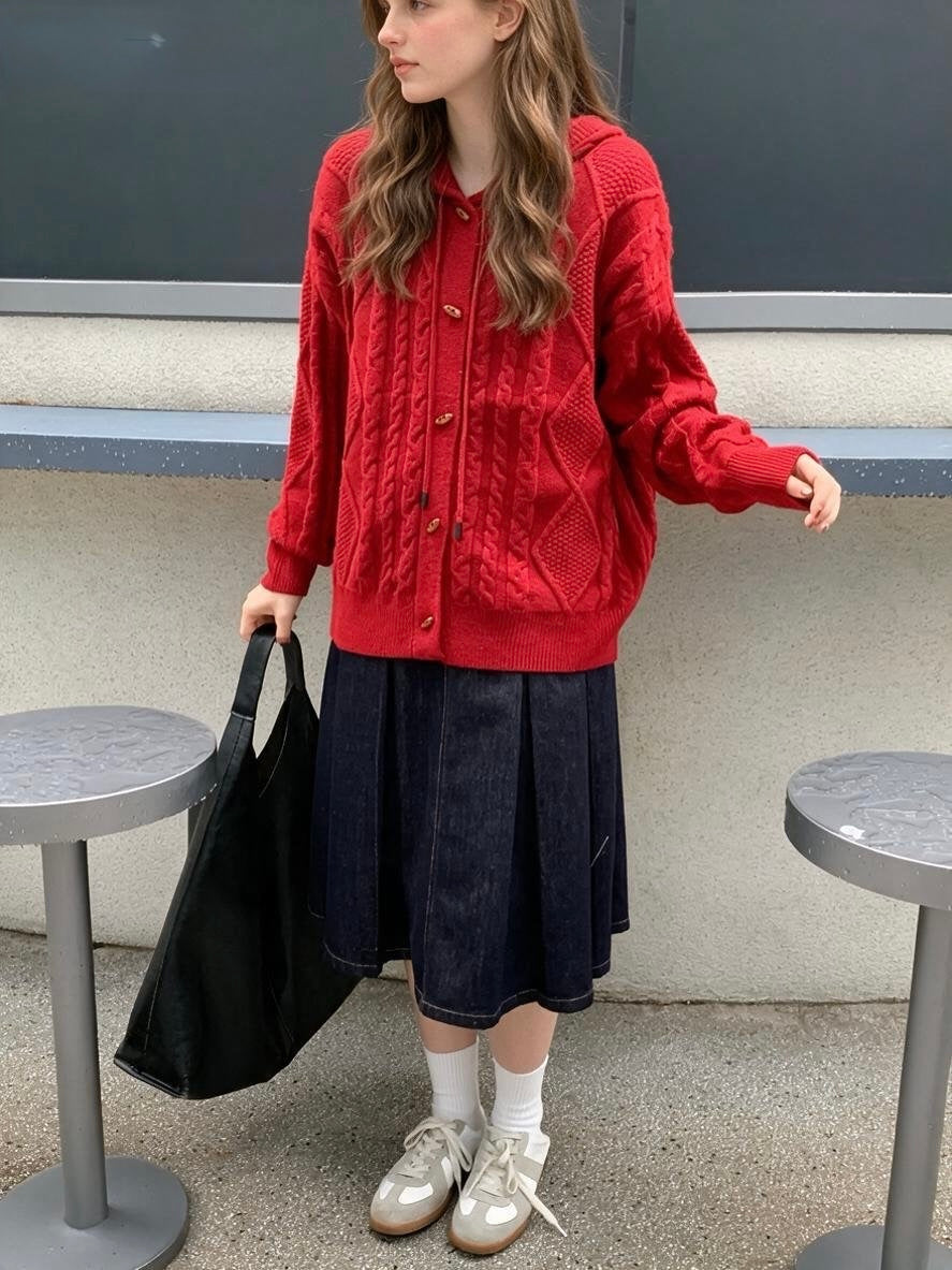 Hooded Cardigan10078