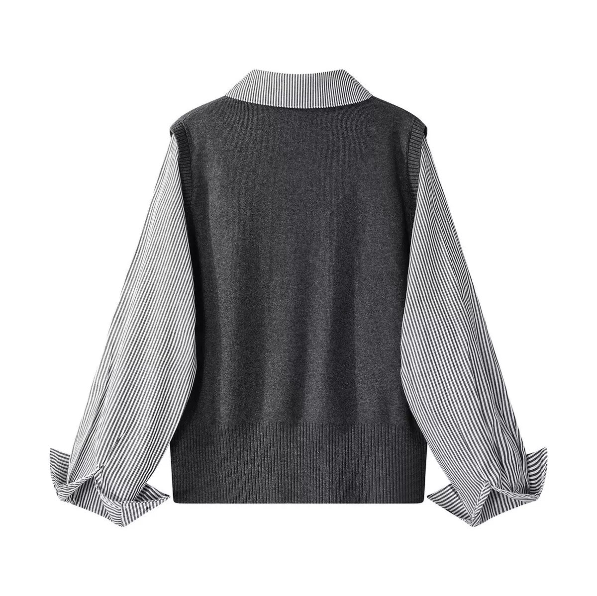 Layered-Look Sweater FF12679
