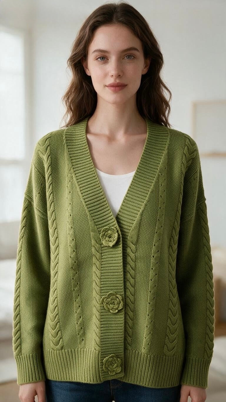 Knitted Cardigan 3916