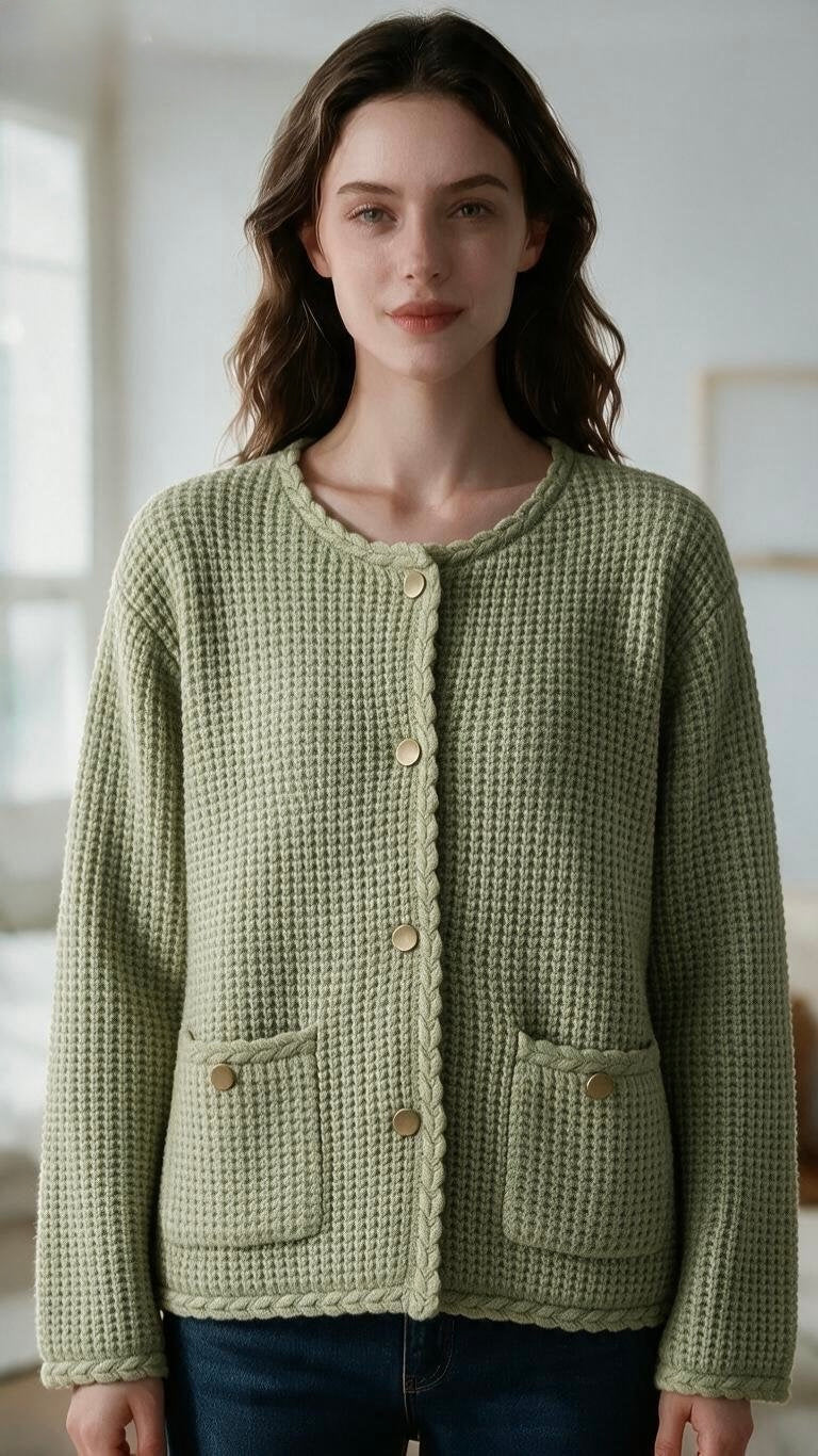 Chic Knit Cardigan 6611#