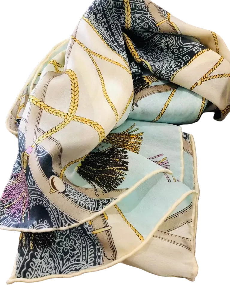 Long Silk Scarf & Shawl 55-175