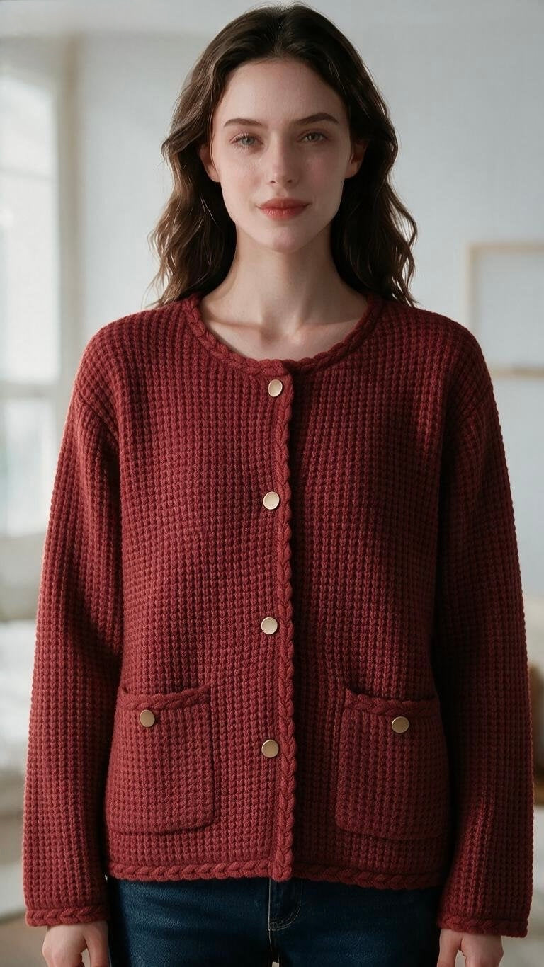 Chic Knit Cardigan 6611#