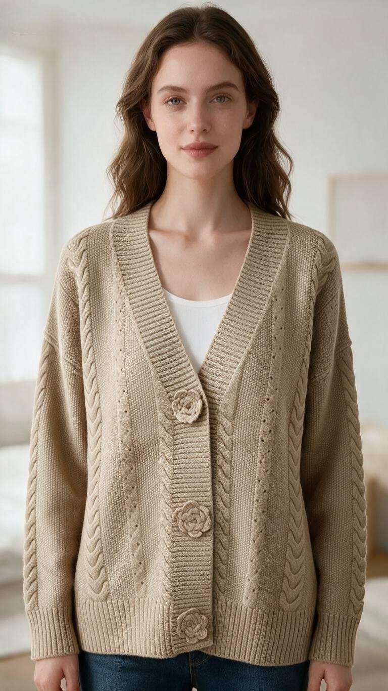 Knitted Cardigan 3916
